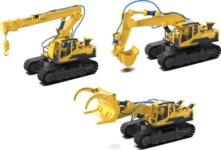 Actual product image Revell Hydraulic Excavator 3in1