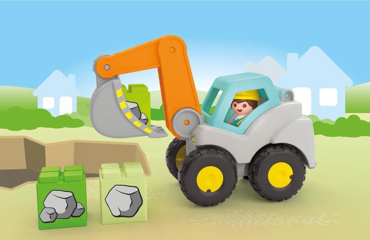 Produktbild Playmobil Schaufelbagger (71684, Playmobil Junior)