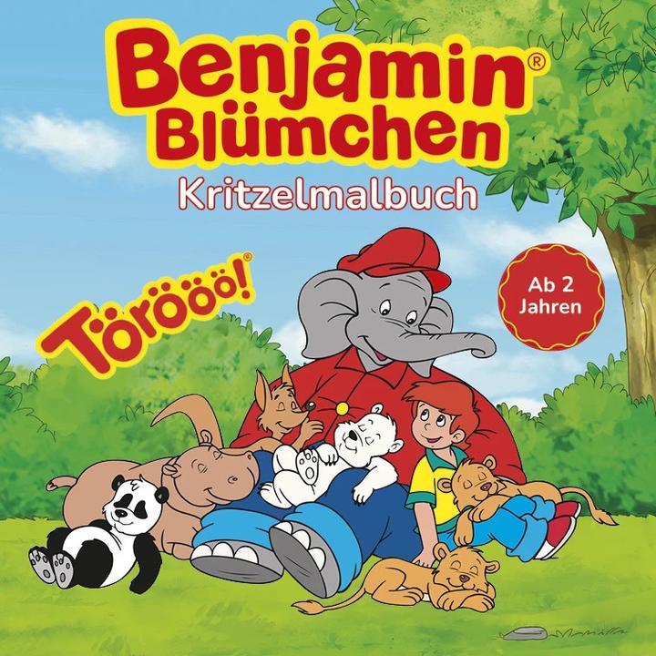 Immagine prodotto Benjamin Blümchen libro da colorare con scarabocchi - da 2 anni