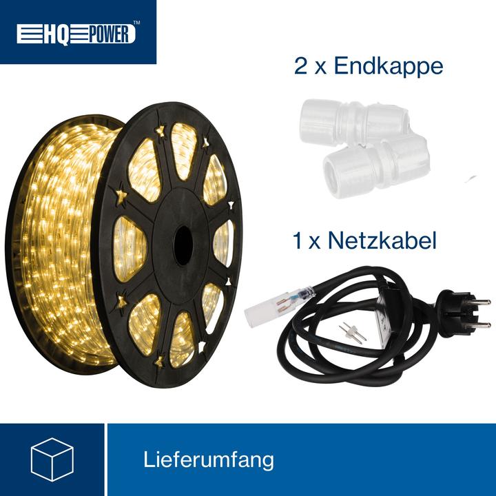 Produktbild Velleman LED-LICHTSCHLAUCH - 45 m - WARMWEIss (45 m)