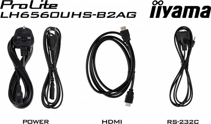 Produktbild iiyama LFD ProLite LH6560UHS-B2AG (3840 x 2160 Pixel, 65")