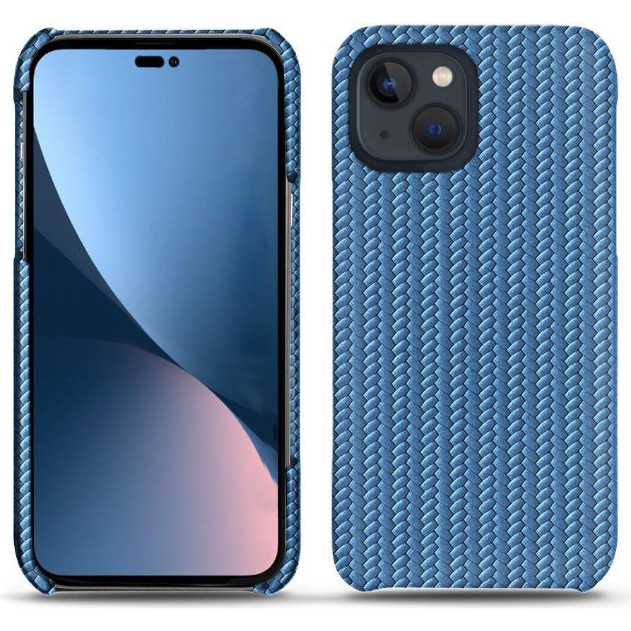 Thumbnail - Noreve Lederschutzhülle (Apple iPhone 14 Plus), Smartphone Hülle, Blau