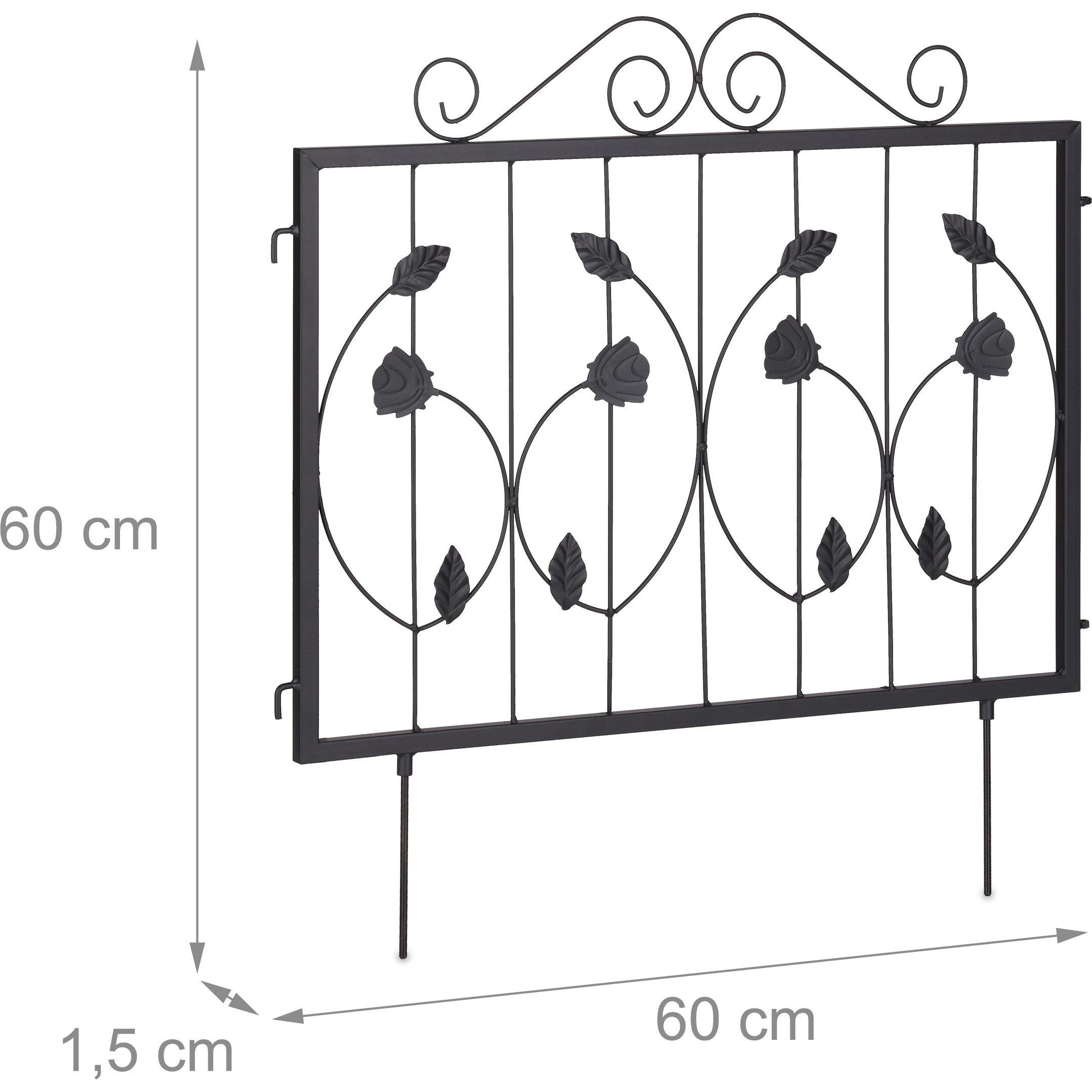 Thumbnail - Relaxdays, Rasenkante, 4x Beetzaun (150 cm)