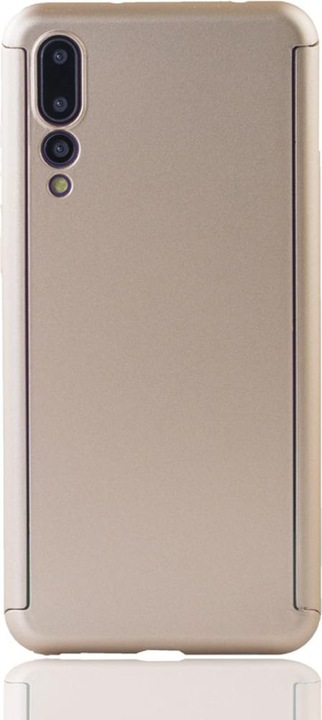 Produktbild König Design Hülle Handy Schutz für Huawei P20 Pro Full Case Cover Displayschutz Bumper Gold (Huawei P20 Pro)