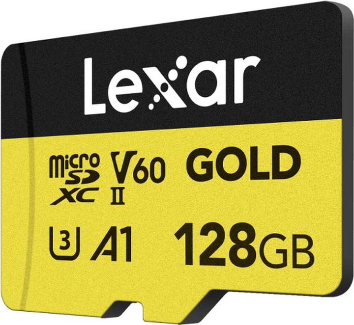 Lexar Professional GOLD UHS-II (128 GB, microSDXC, U3, UHS-II)