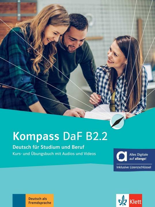 Produktbild Kompass DaF B2.2 - Hybride Ausgabe allango, m. 1 Beilage