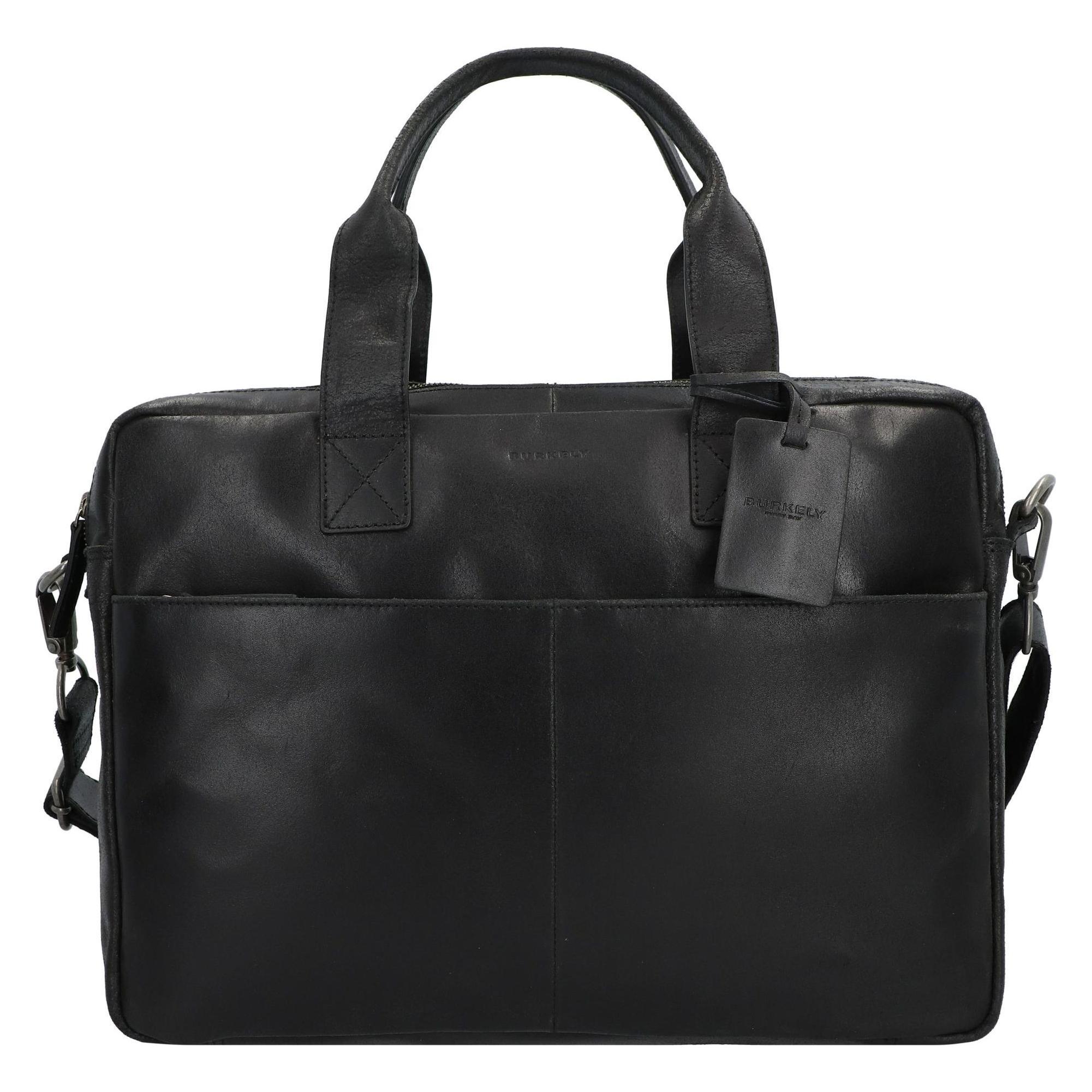 Burkely Grondbeginselen Vintage (14"), Laptoptas, Zwart