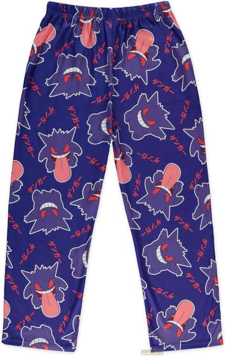 Actual product image Difuzed Pokémon - Gengar AOP Men's Jersey Pants - XL (XL)