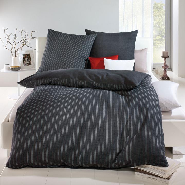 Produktbild BettwarenShop Zeitlos Wintersamt (Bettwäsche Set, 135x200 cm + 80x80 cm)