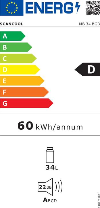 Energy Label Scandomestic MB 34 BGD (34 l)