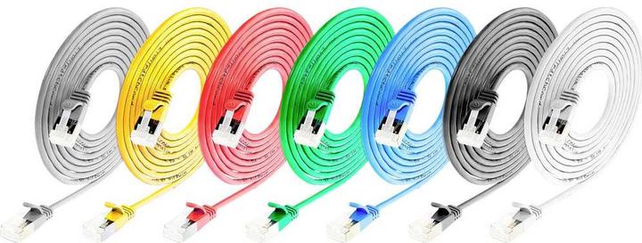 Immagine prodotto Wirewin Cavo patch sottile: U/FTP, 25 cm, giallo (U/FTP, CAT6a, 0.25 m)