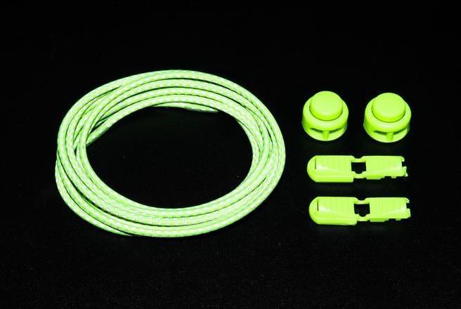 Actual product image LaceGodZ 1 Paar ReflectPro Series elastische, stark reflektierende Schnürsenkel (100 cm)