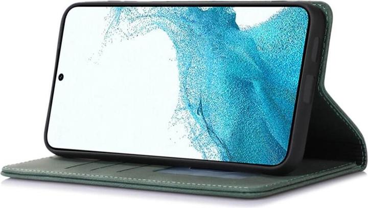 Produktbild Cover-Discount Galaxy A25 5G - Vintage Flip Case Hülle grün (Samsung Galaxy A25 5G)