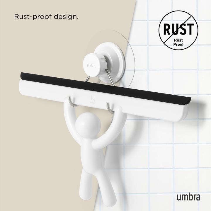 Actual product image Umbra BUDDY Adhesive Squeegee, white