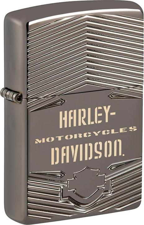 Actual product image Zippo Harley-Davidson Black Ice Armor