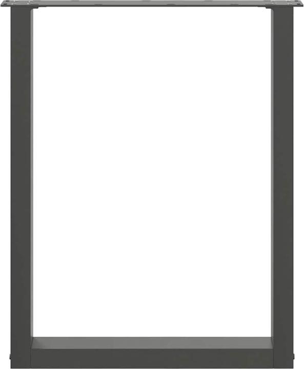 Immagine prodotto vidaXL Gambe per tavolino a U 2 pz. Gamba del tavolo in acciaio antracite 70x(72-73) cm