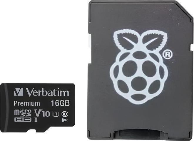 Image du produit Raspberry Pi Carte micro SD officielle avec des noobs