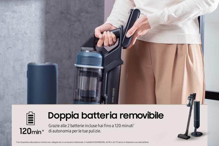 Immagine prodotto Samsung BESPOKE Jet VS20A95973B/WA Blu