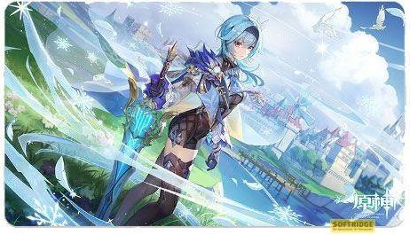 Produktbild Mihoyo Genshin Impact Dance of the Shimmering Wave Tapis de souris Eula 70 x 40 cm (XL)