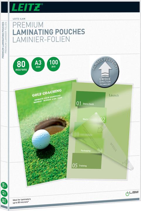 Image du produit Leitz Film de stratification (A3, 100 pcs, 80 µm)
