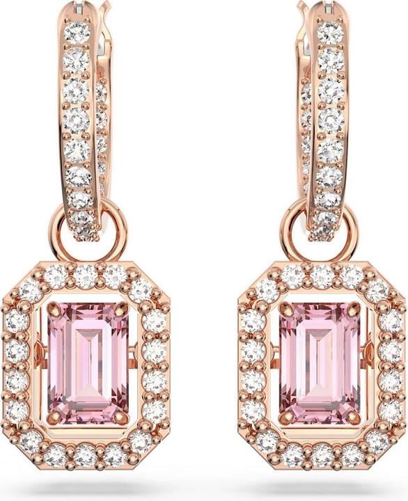 Image du produit Swarovski Millenia Drop Boucles d'oreilles taille octogone rose or rose (Métal Swarovski)