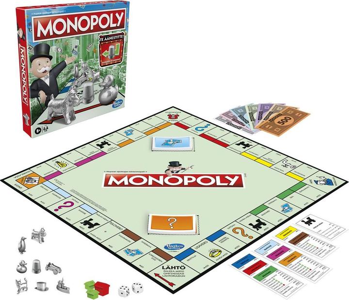 Image du produit Monopoly Board game, Family, 8 yr(s) (Finlandais, 2 - 8 Joueur)