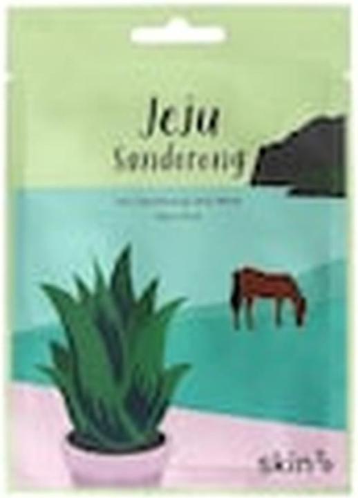 Actual product image Skin79 Jeju Aloe Vera Gel Cloth Mask Jeju Sandorong Jelly Mask 33ml Soothing Skin Mask for All Skin