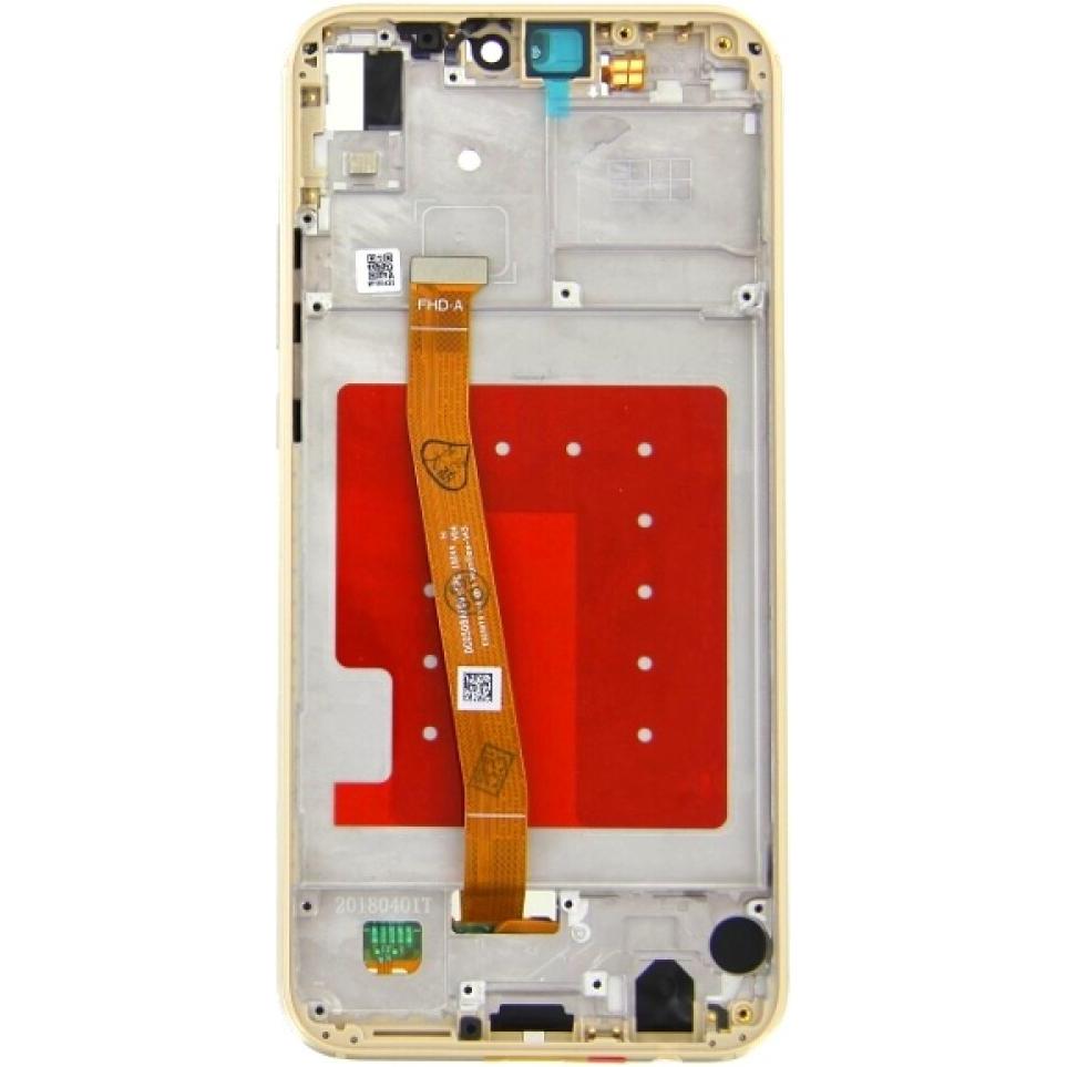 Thumbnail - OEM Display-Einheit + Rahmen für Huawei P20 Lite gold (Display, Huawei P20 Lite), Mobilgerät Ersatzteile, Gold