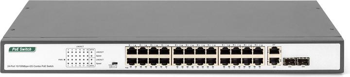 Productafbeelding Digitus 24-poorts Fast Ethernet PoE schakelaar (24 ports)