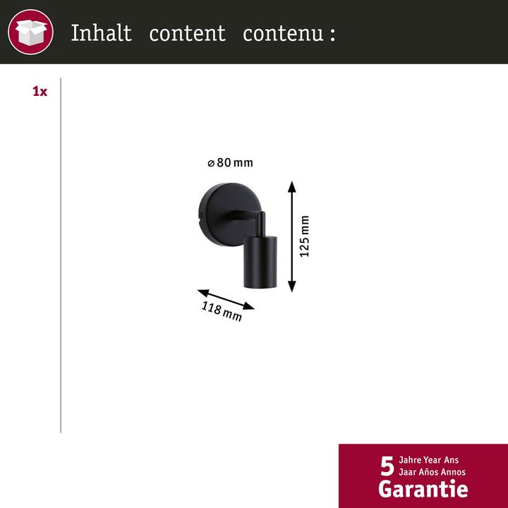 Actual product image Paulmann Ravi wall light (E27)