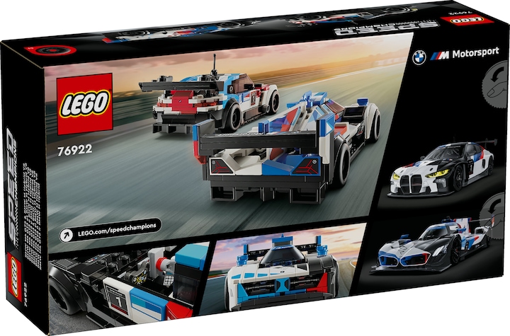 Image du produit LEGO BMW M4 GT3 & BMW M Hybrid V8 de course (76922, LEGO Speed Champions)