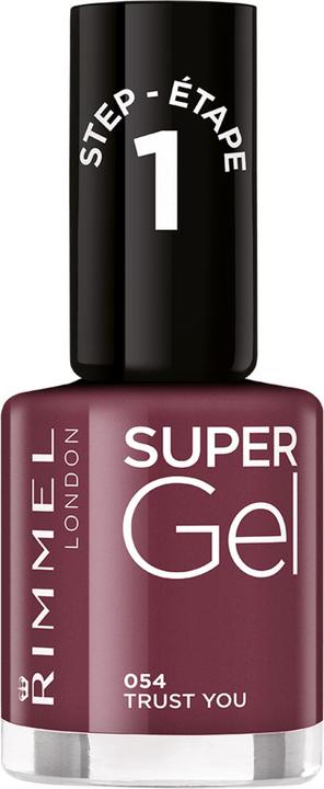 Rimmel London Super Gel STEP1 (054 Trust You, Gel-Effect Nail Polish)