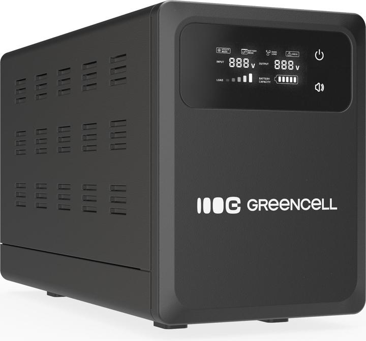 Produktbild GreenCell UPSLPPC1200 (2000 VA, 1200 W, Line-Interaktiv USV)