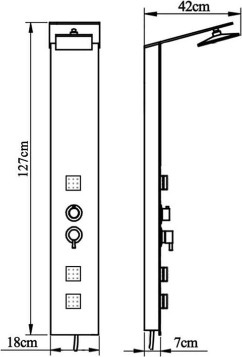 Image du produit vidaXL Duschpaneel