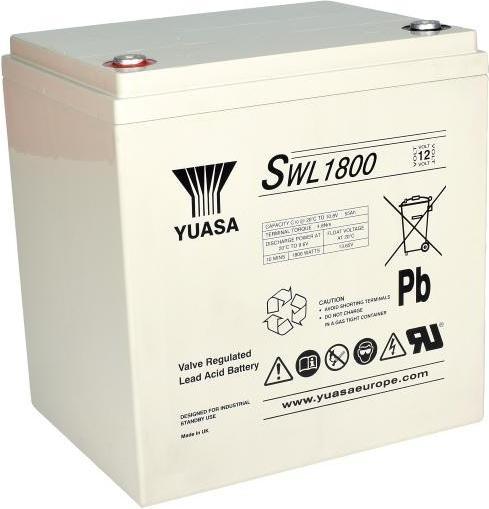 Image du produit Yuasa SWL1800 Batterie UPS 12V 57,6Ah - Longlife (12 V, 57.60 Ah)