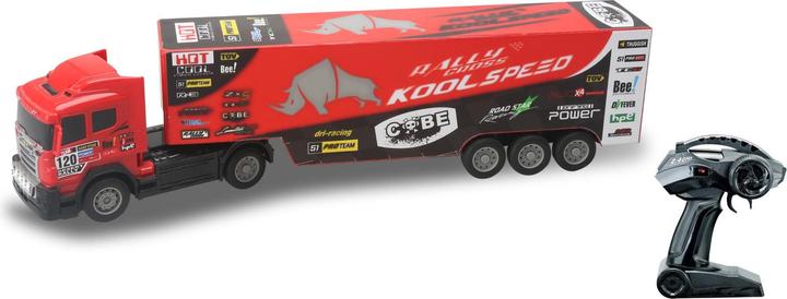 Productafbeelding Re.Eltoys RHINO TEAM: Rc vrachtwagen 2.4 GHz - met koplampen