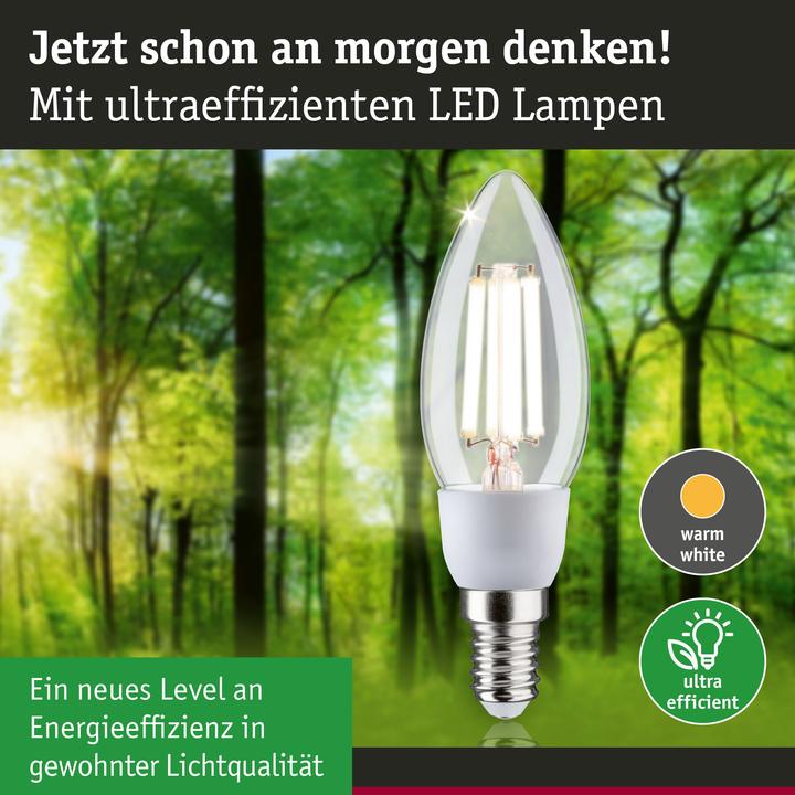 Produktbild Paulmann Kerze Eco-Line Filament (E14, 2.50 W, 525 lm, 1 x, A)