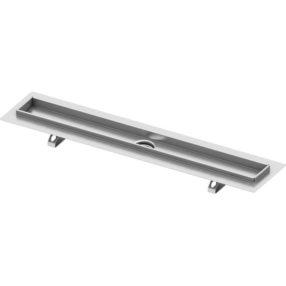 TECE, Duschrinne, Drainline Grundkörper, gerade mit Dichtmanschette (1000 mm) (1011 mm)