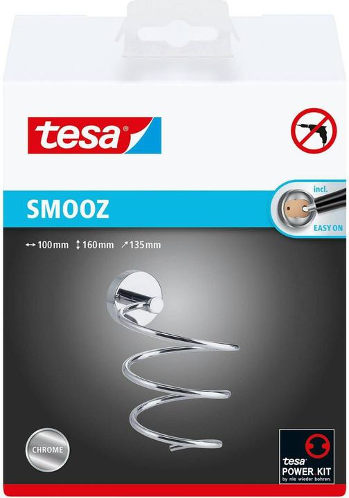 Produktbild tesa SMOOZ Föhnhalter inkl. Klebelösung ohne Bohren