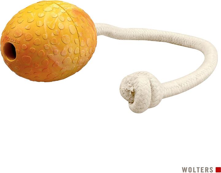 Actual product image Wolters Ostrich Egg for display with Rope Size M 6 cm Ø mango