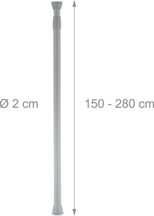 Actual product image Relaxdays Telescopic rod