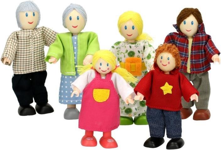 Image du produit Hape Famille de poupées couleur peau claire