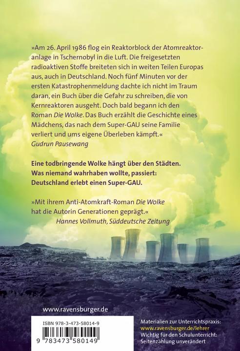 Immagine prodotto Ravensburger Die Wolke (Tedesco, Gudrun Pausewang, Jens Schmidt, 1997)