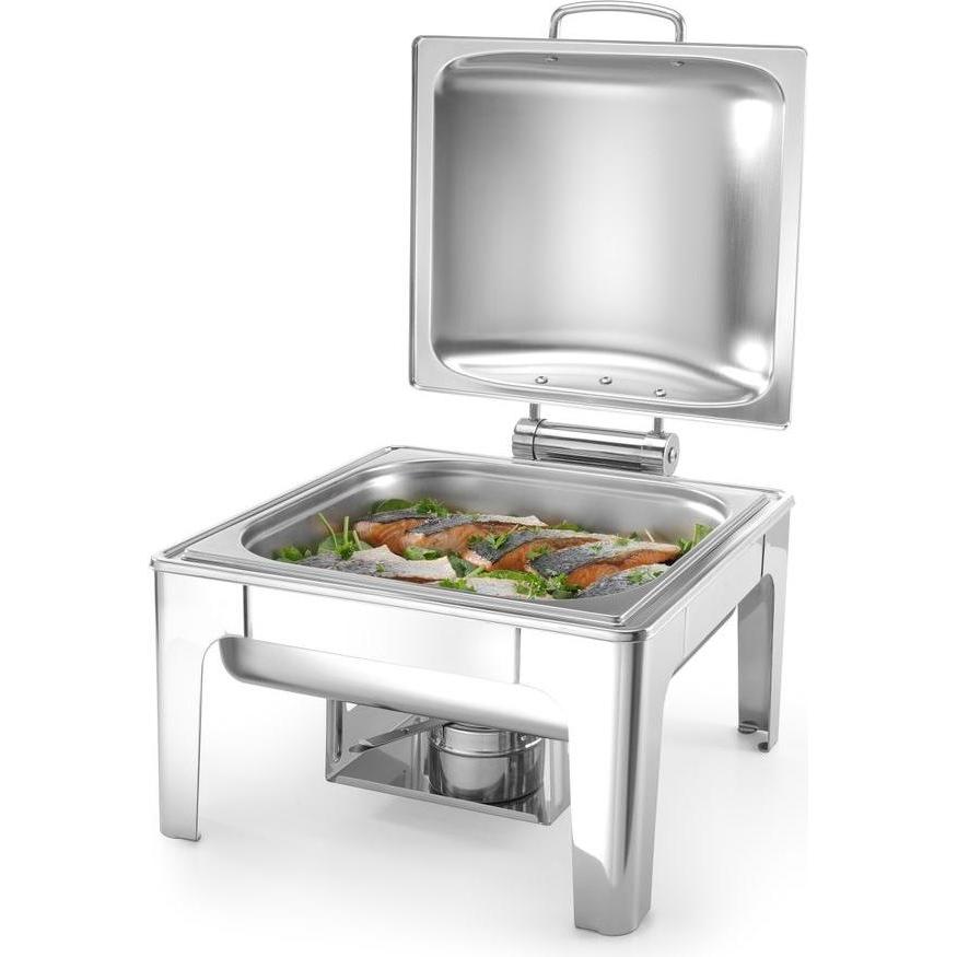 Thumbnail - Hendi Chafing dish Satiniert GN 2/3, Warmhalteplatte, Silber