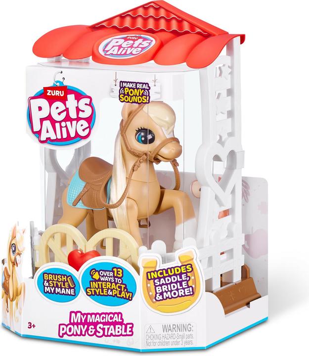 Actual product image Zuru Magic pony in the stable