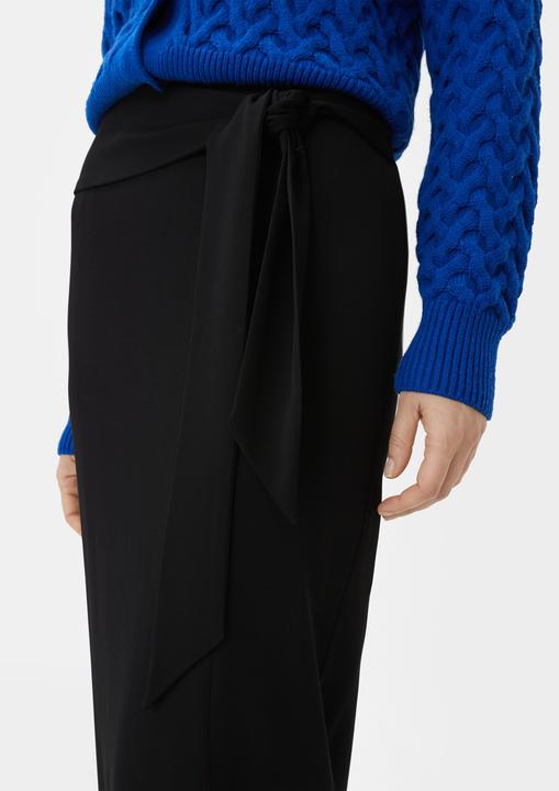 Produktbild Comma Rock Midi-Rock mit Bindegürtel (32)