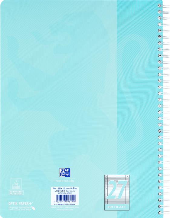 Actual product image Oxford Collegeblock (A4+, Lined, Soft cover)