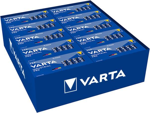 Immagine prodotto Varta alcali industriali (10 pz., AAA, 1250 mAh)