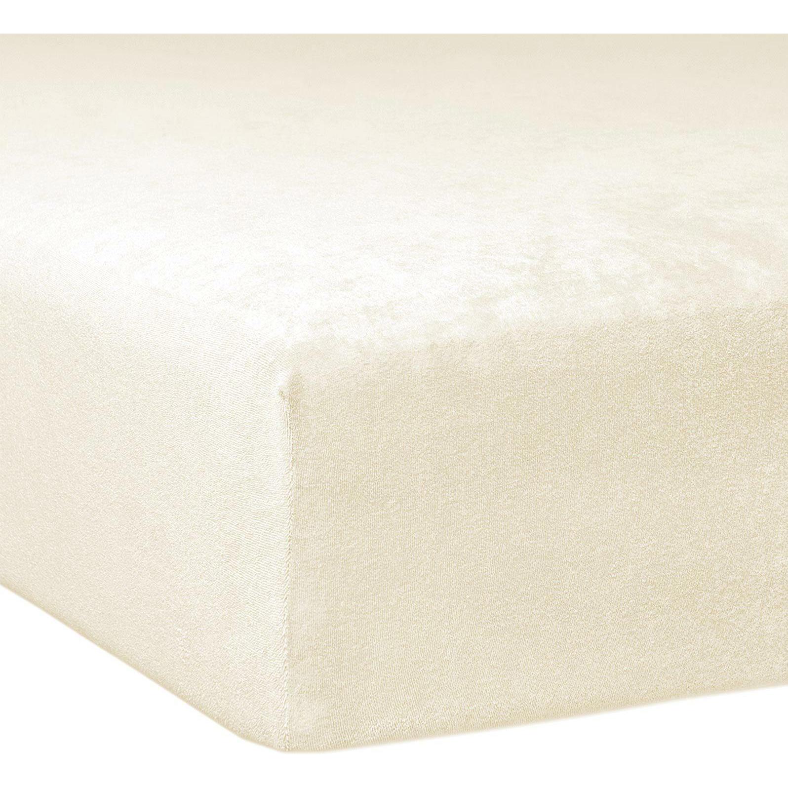 Traumschlaf, Fixleintuch, Flausch Biber (90-100 x 190-200 cm)