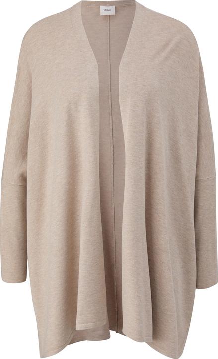 Produktbild s.Oliver Strickjacke Offene Strickjacke im Loose Fit (L)